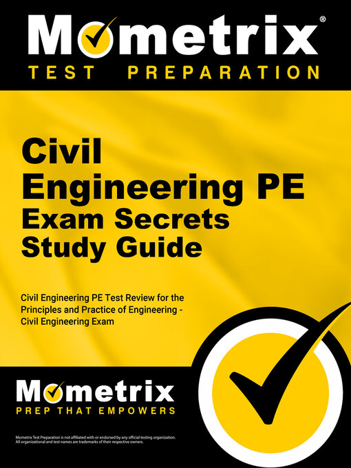 Title details for Civil Engineering PE Exam Secrets Study Guide by Civil Engineering PE Exam Secrets Test Prep Staff - Available